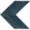 Ekena Millwork 14 3/4"W x 14"H x 3/4"D Vintage Farmhouse 5 1/2" Chevron, Barnwood Decor Collection, Driftwood Blue DECR14X14X075CHVBU - alternate 1